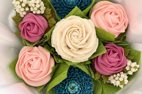 Bouquet cupcake