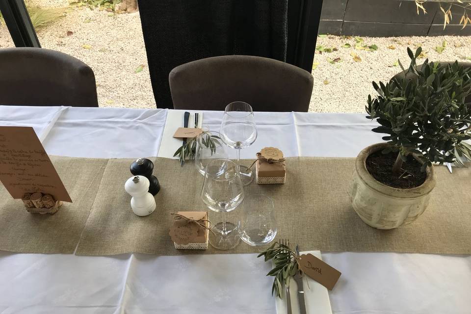 Décoration table