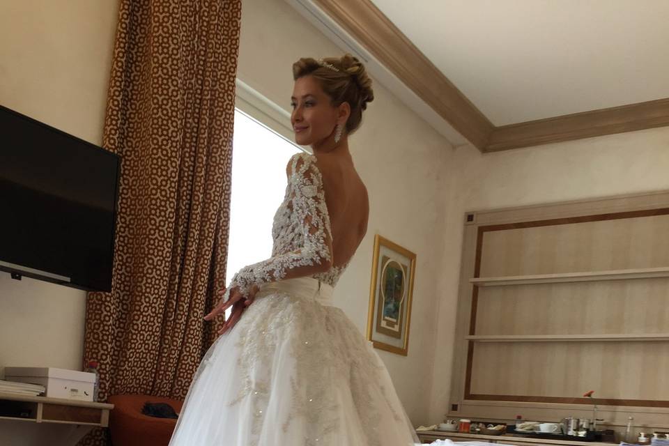 Robe mariée avec jupe amovible