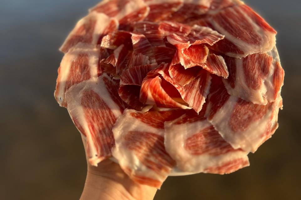 Assiette découpe de jambon