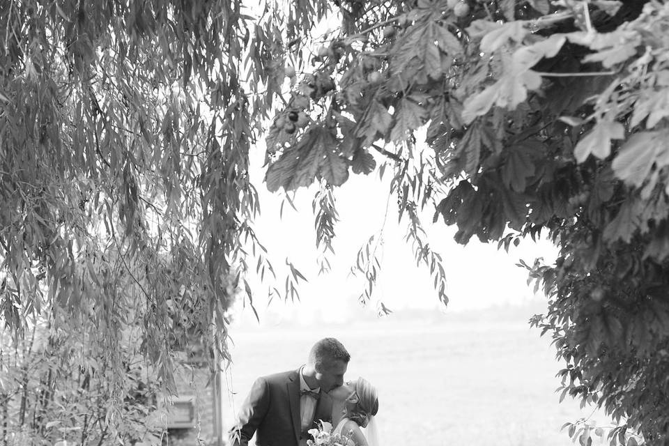 Photo couple allée gite