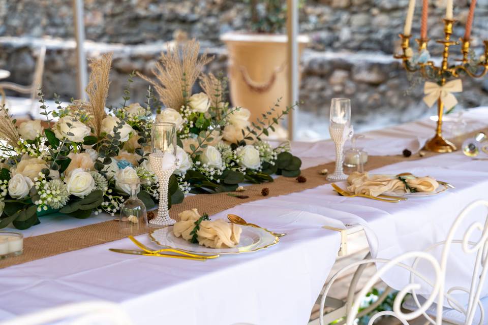 Table des mariés