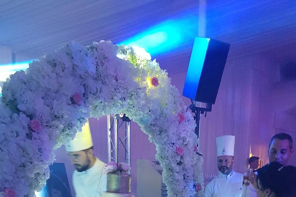 Wedding Cake Arche florale