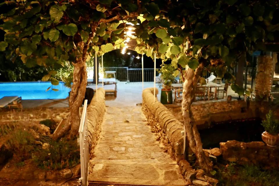 Arrivée sur la piscine