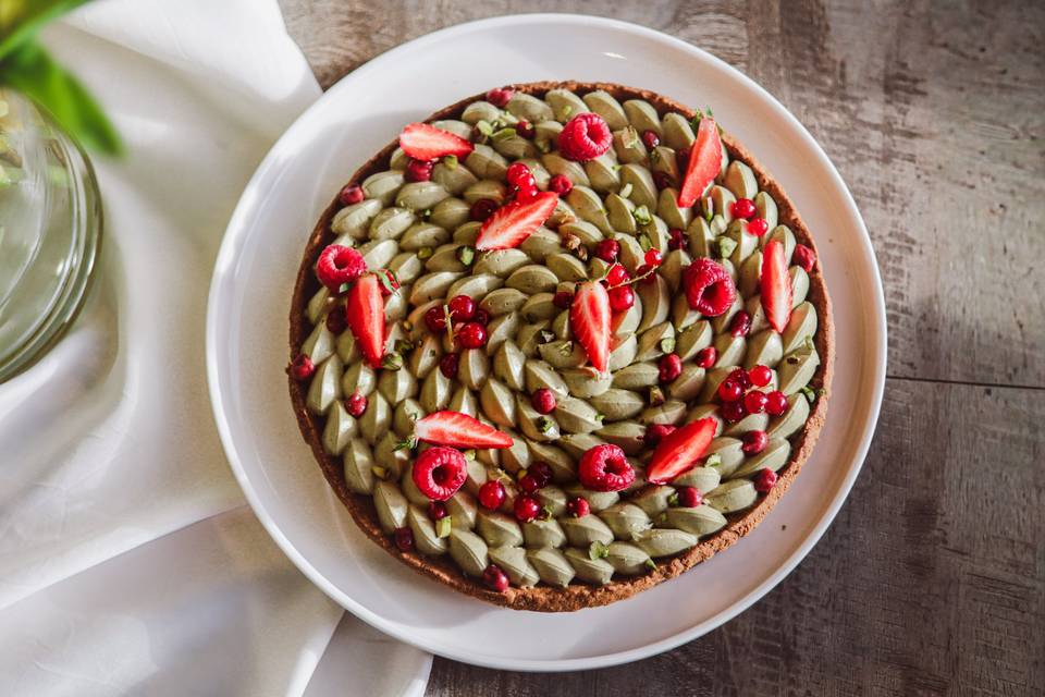 Tarte à la pistache