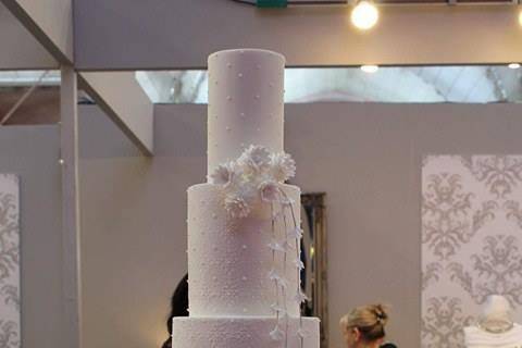 Wedding Cake blanc épuré