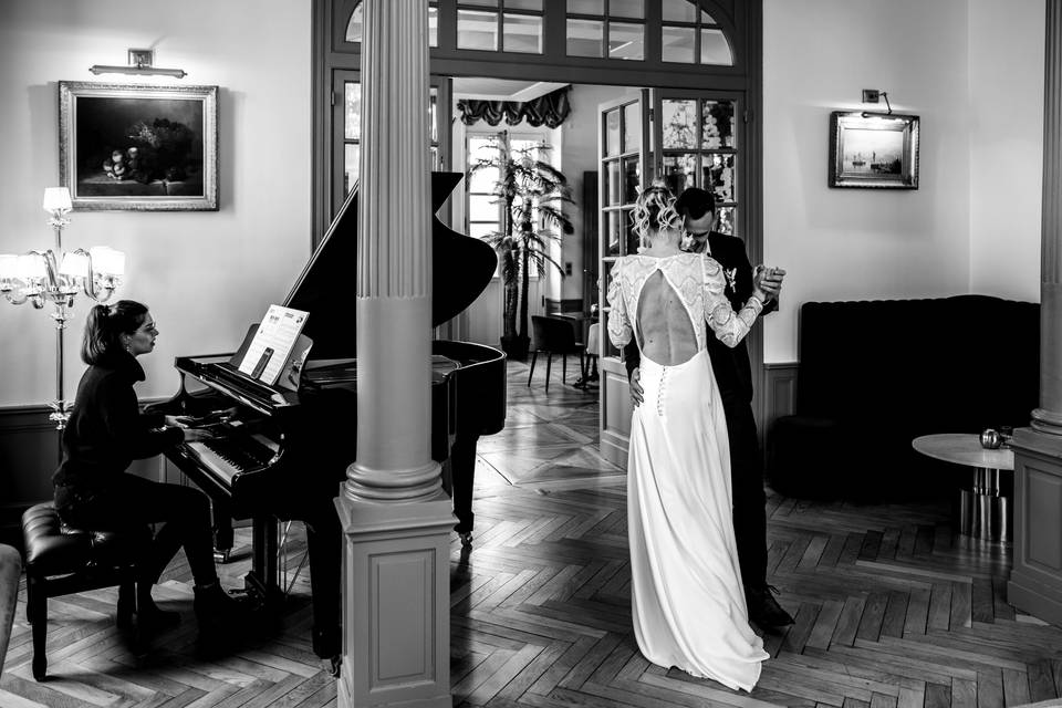 Salon coin cheminée