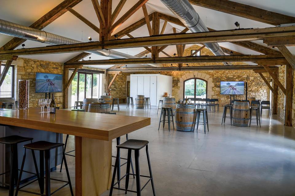 Intérieur salle réception