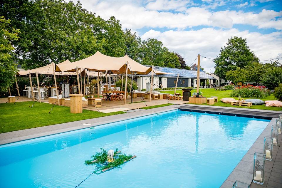 Tente stretch Piscine