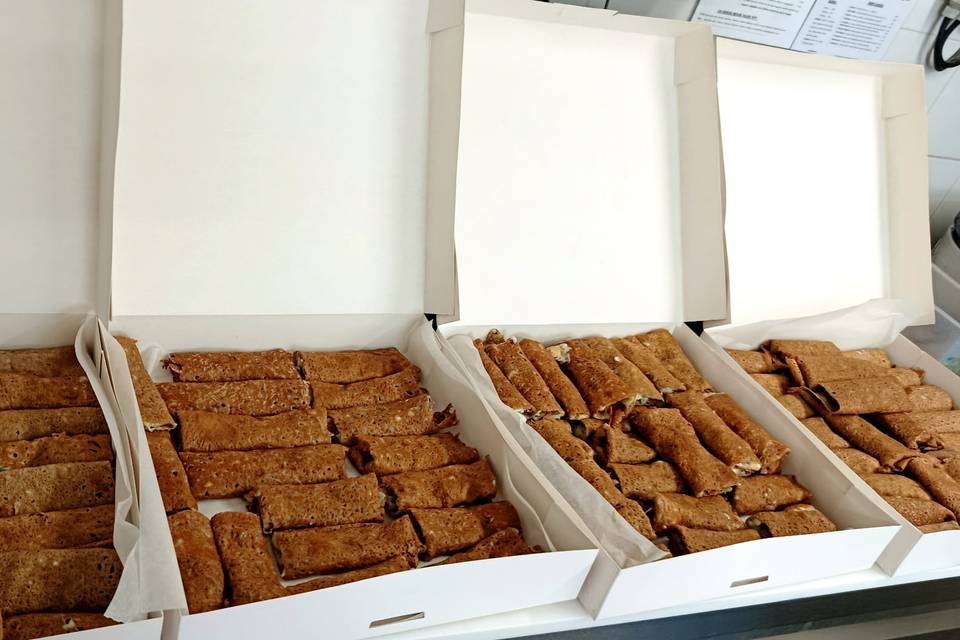 Crêpes en makis