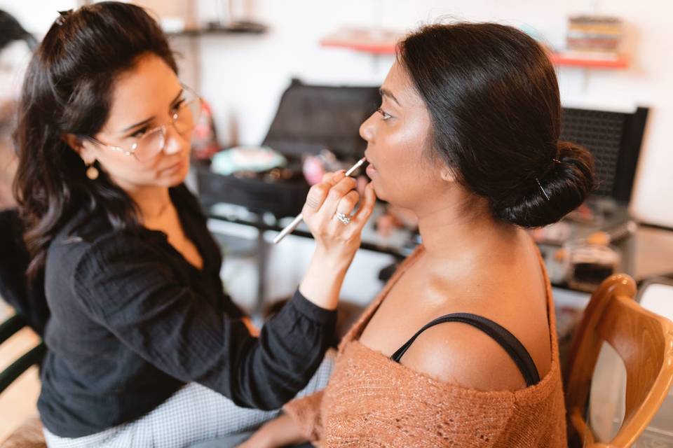 Maquillage mariée Coralie