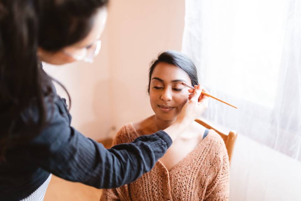 Maquillage mariée Coralie