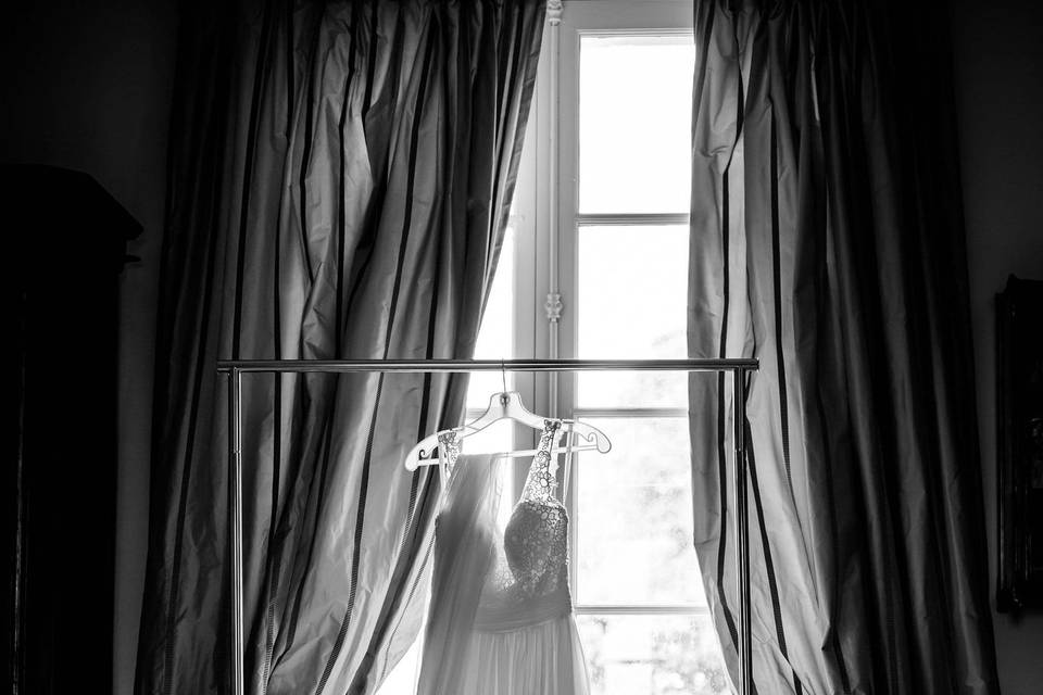 La robe encore vide..