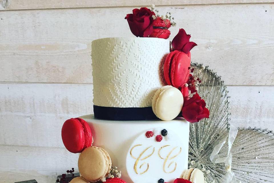 Wedding avec macarons