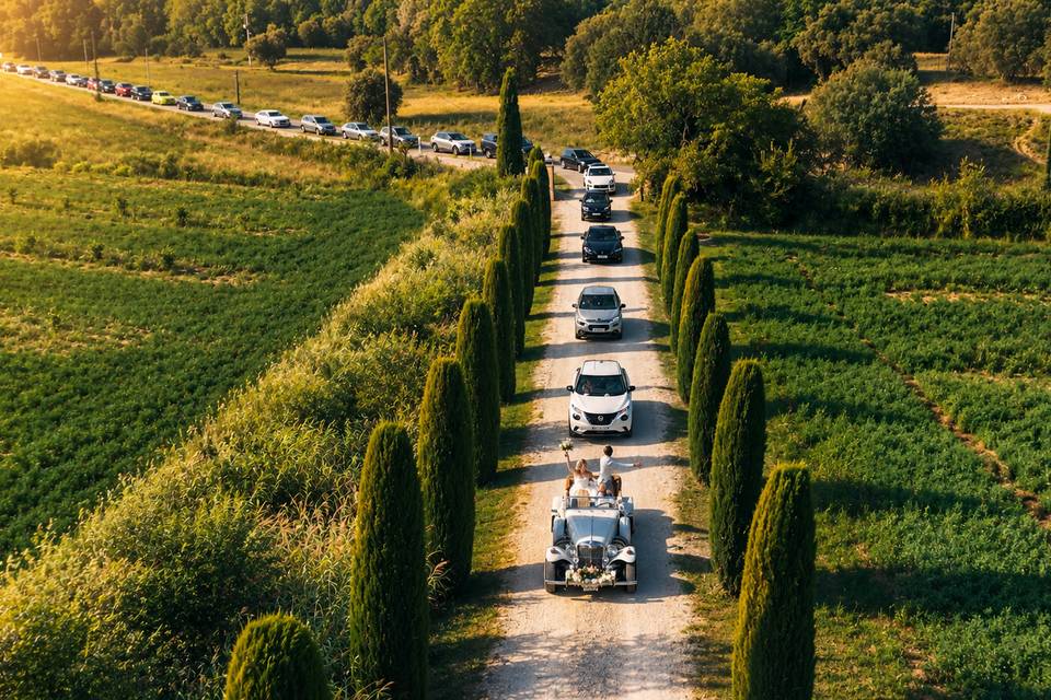 Mariage Provence Drone
