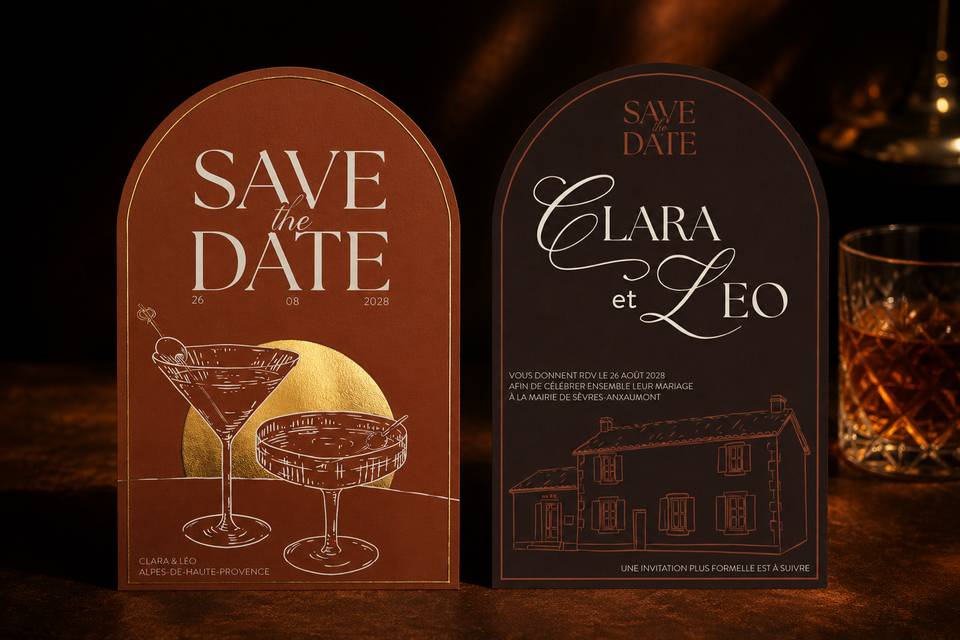 Save The Date Clara et Léo