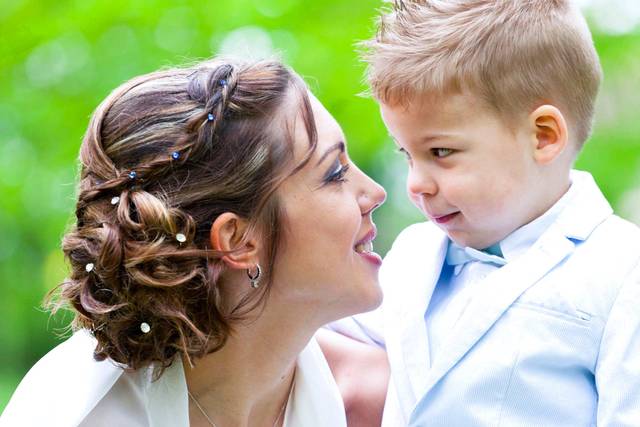 Mariée et fils