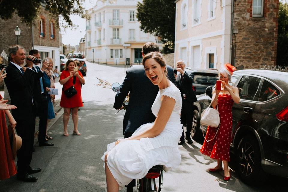 En vélo Simone !