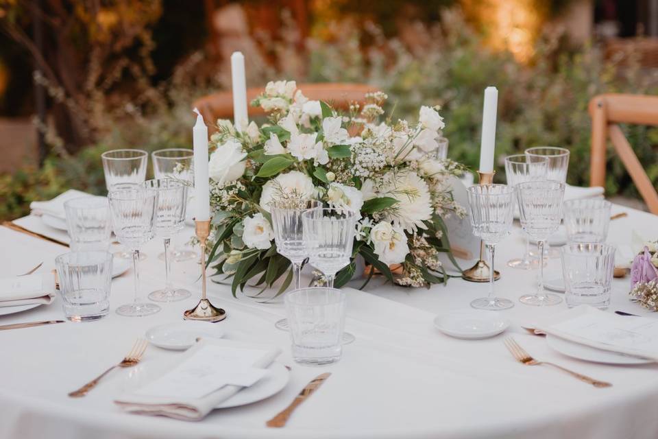 Centre de table rond