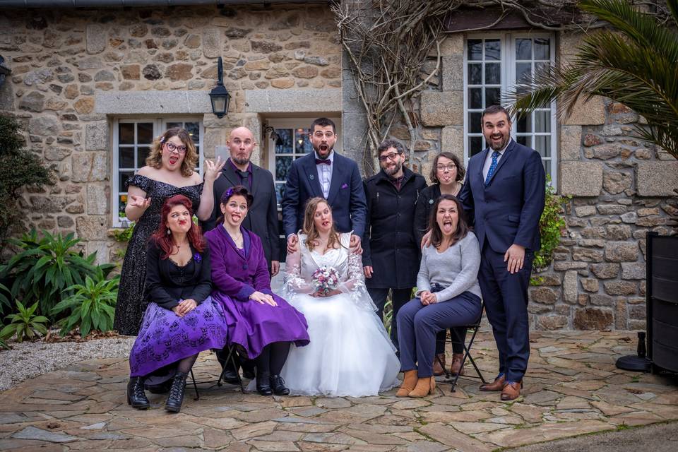 Photo de groupe fun