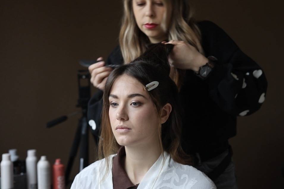 Coiffure de la mariée