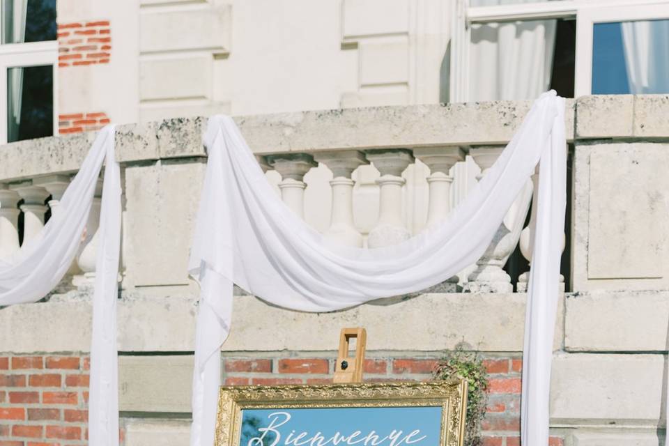 Panneau de bienvenue