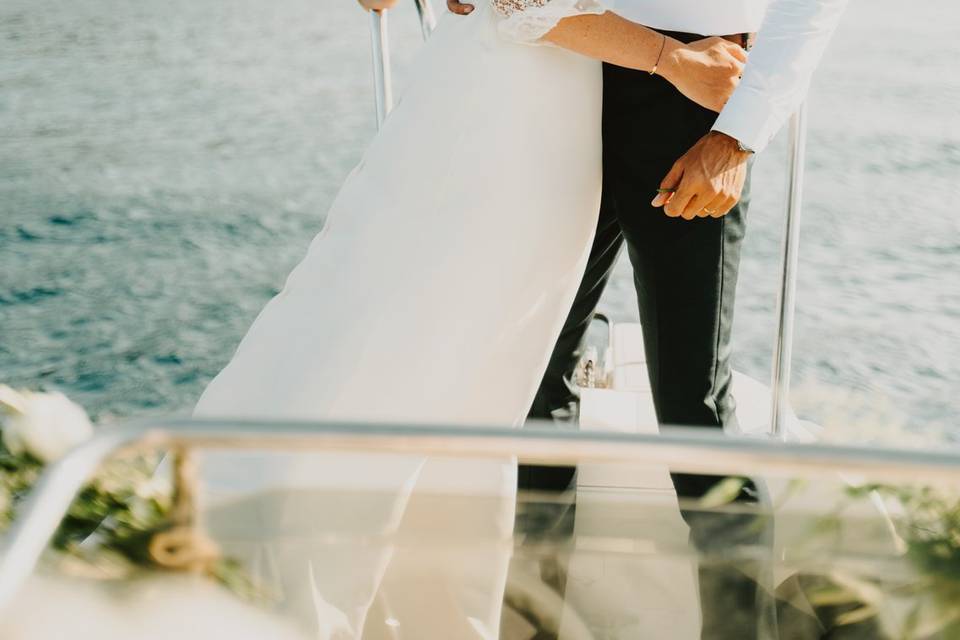 Mariés en mer