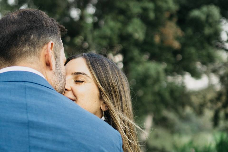 Instant volée entre les mariés