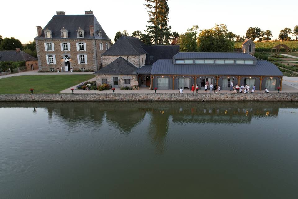 Site filmé en Drone