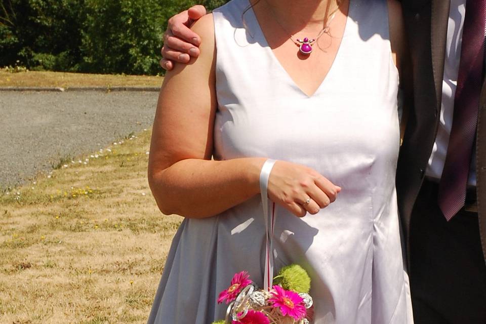 Robe de mariée en soie