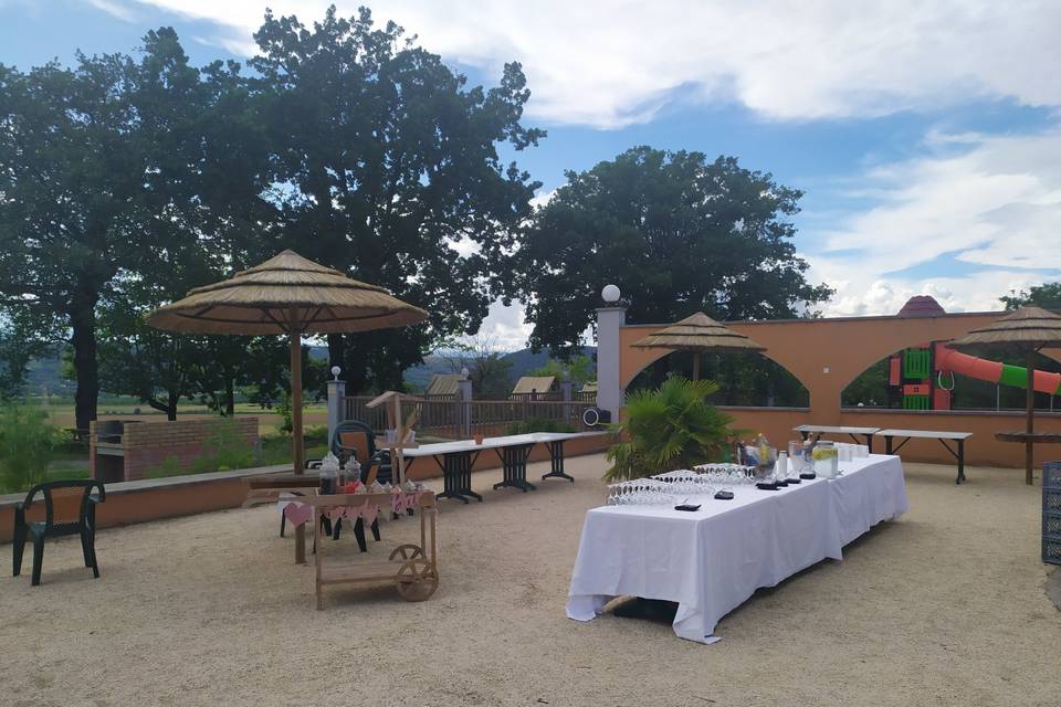 Terrasse du bar