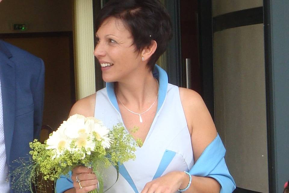 Robe encolure châle