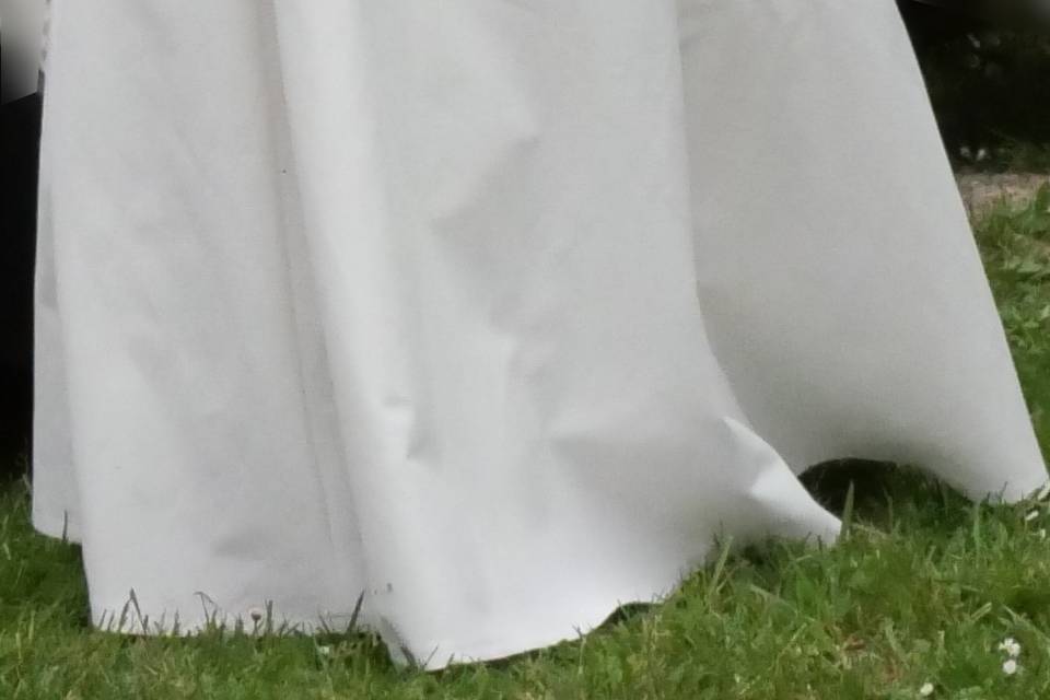 Dos de la mariée