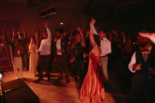 Ambiance de soirée de mariage