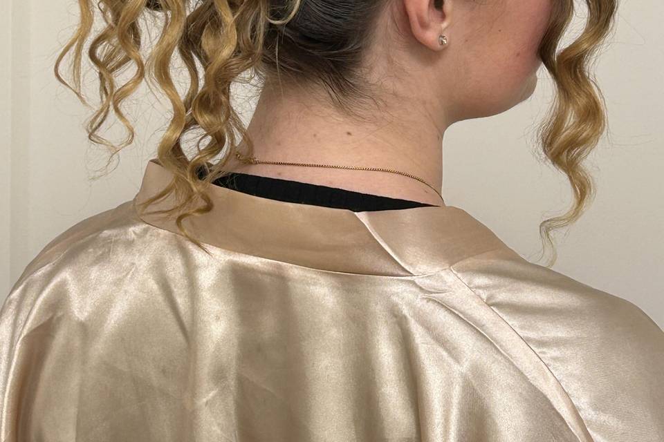 Chignon Bouclés