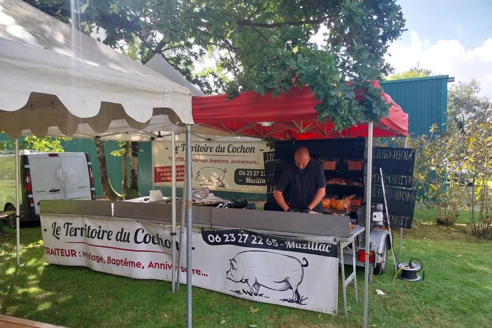 Cochon grillé