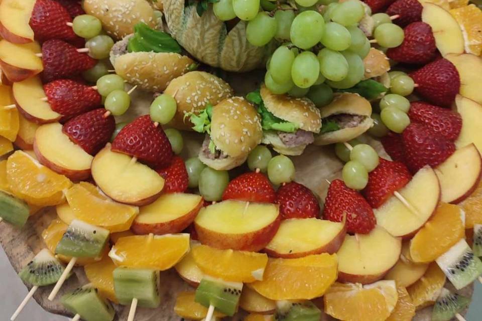 Brochettes de fruits