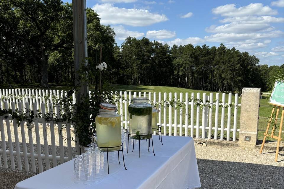 Terrasse vers le parc