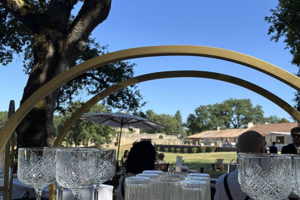 Un verre de cocktail