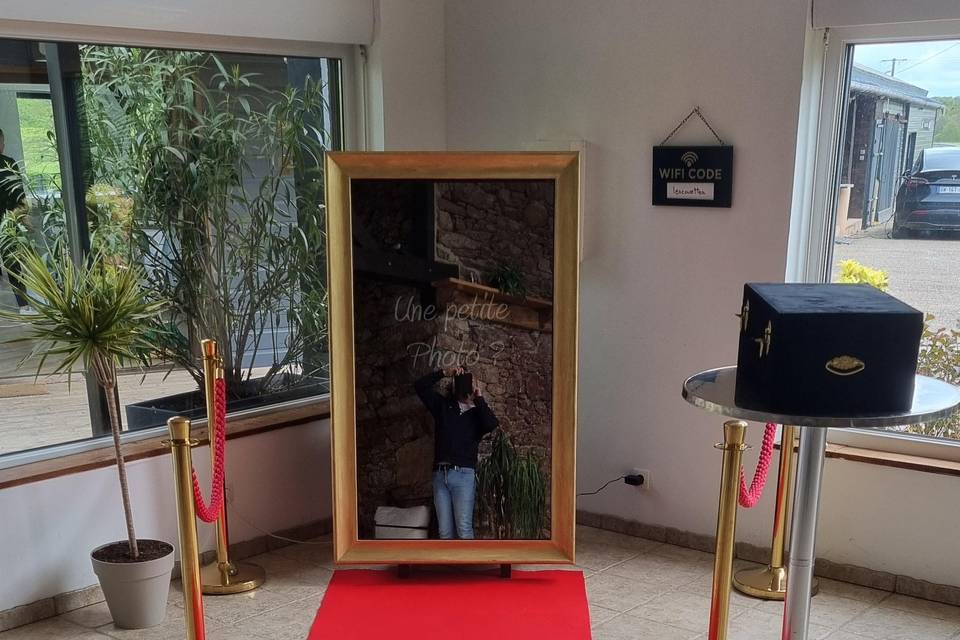 Photo booth miroir