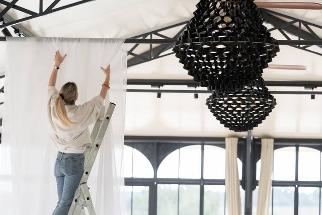 Installation drapés