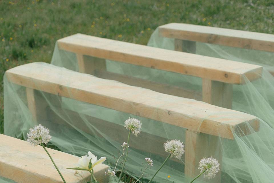 Location Banc cérémonie