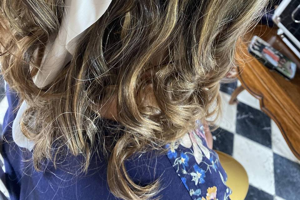 Coiffure simple avec tresses