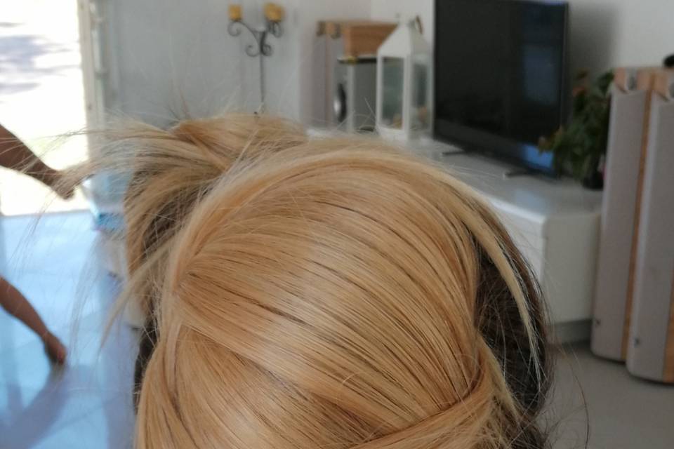 Chignon décontracté