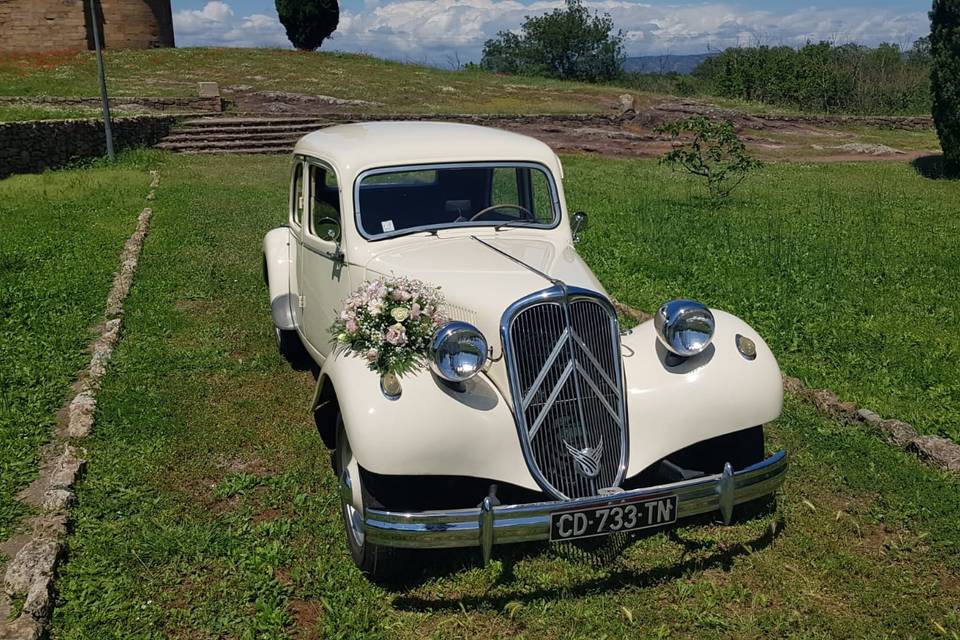 Voiture déco pastel