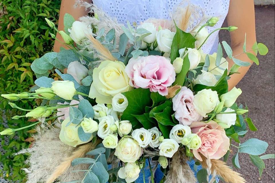 Bouquet de mariée champêtre