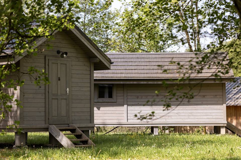 Cabane pécheur pilotis