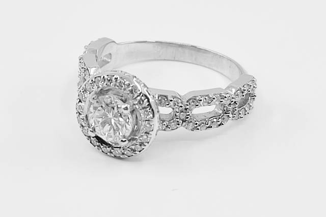Bague fiançailles diamant