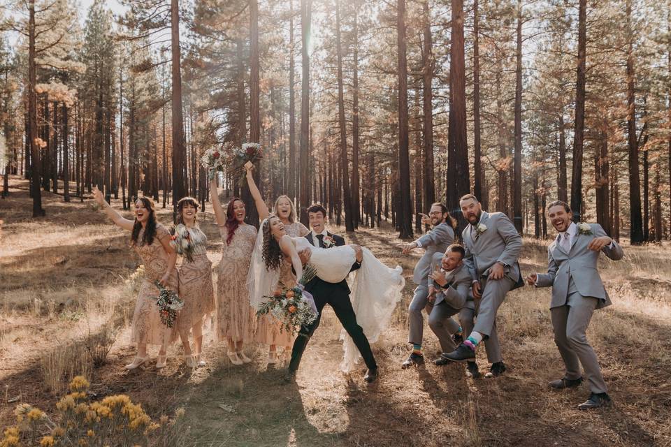 Photo de groupe fun