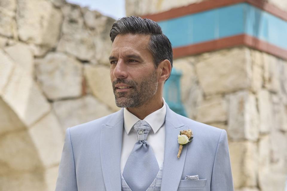 Costume avec gilet croisé réve